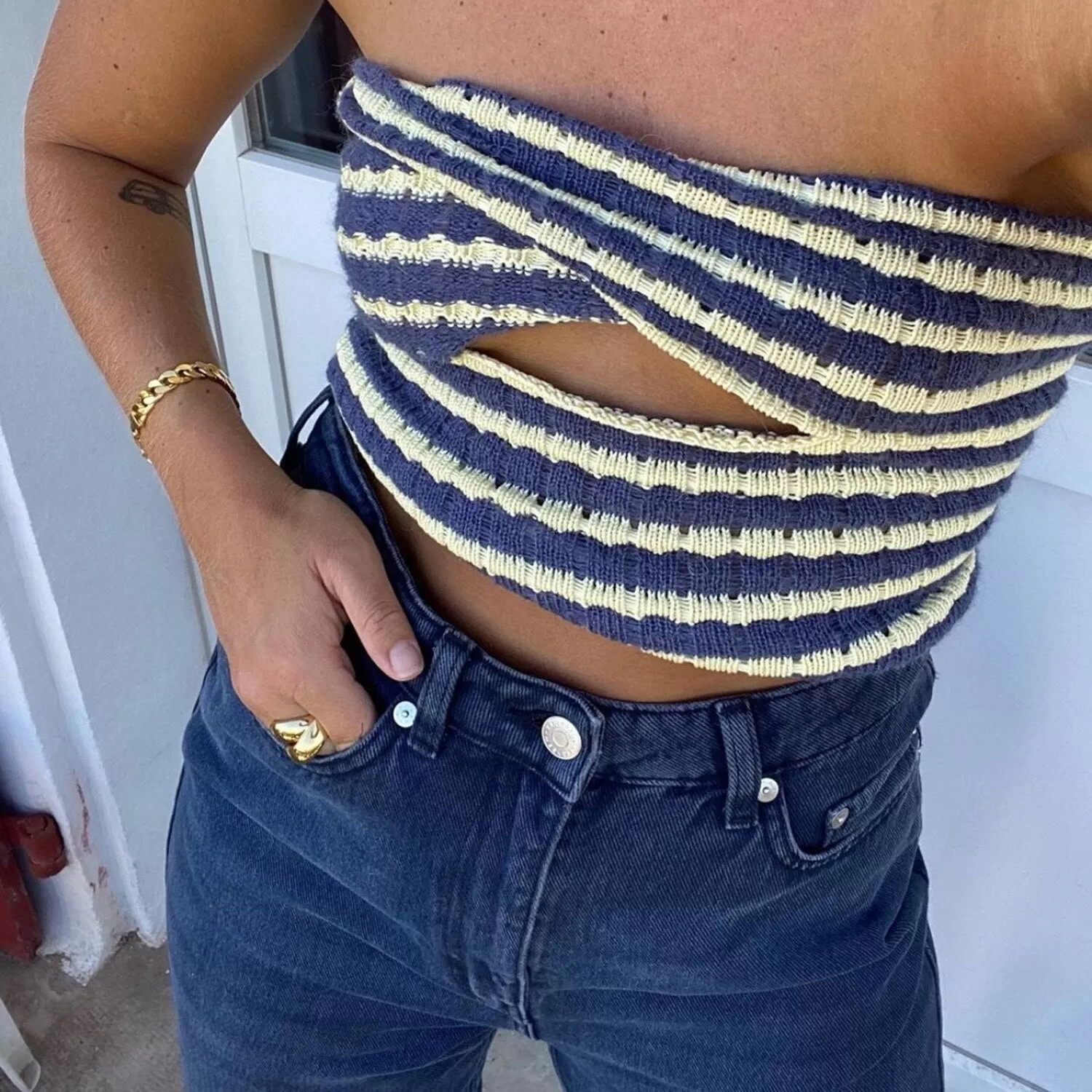 Casual Sexy Top Women Knitted Vest