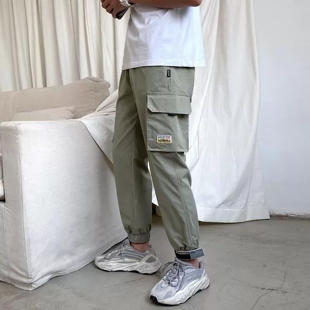 Casual Streetwear Cargo Pants For Men