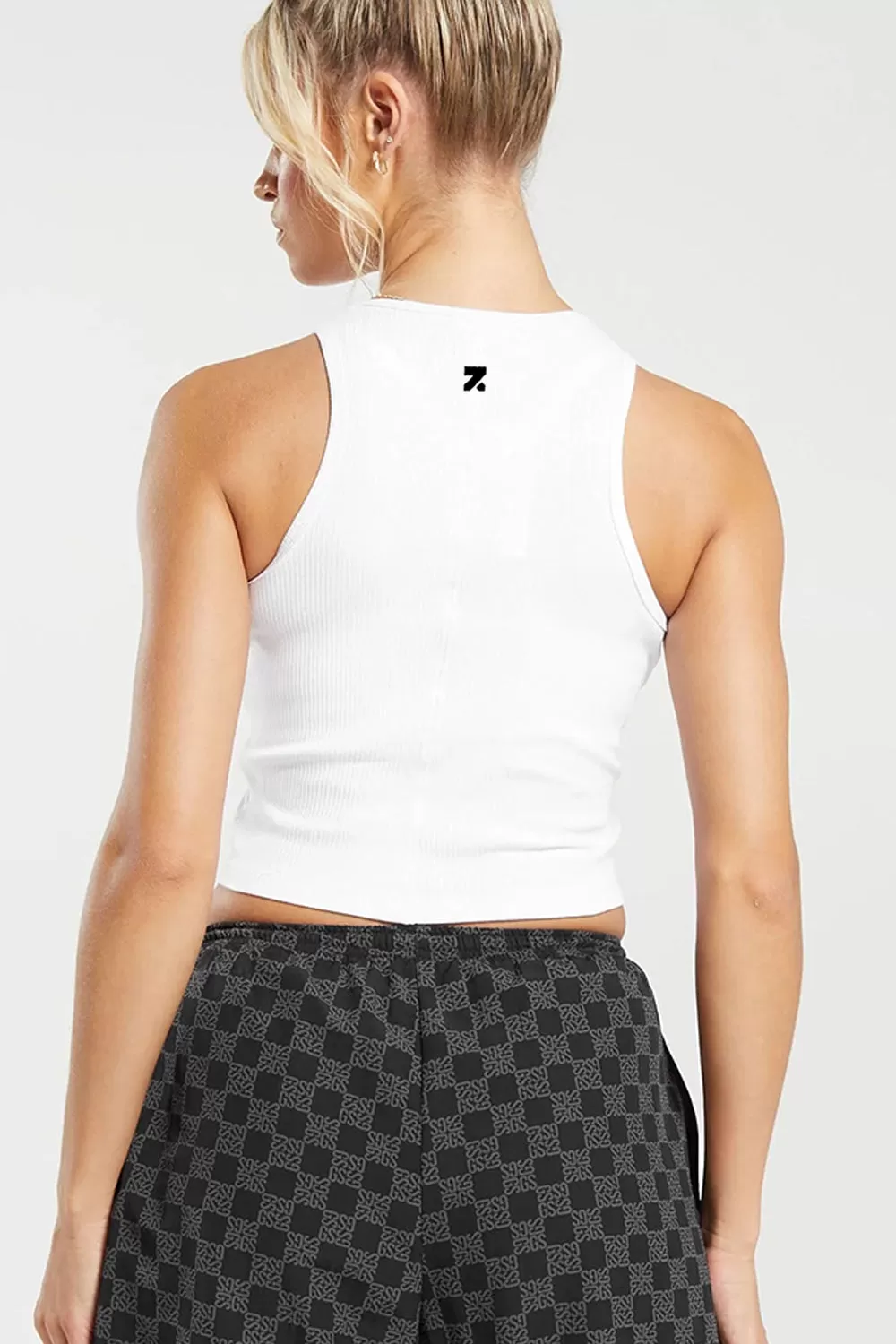 Charlotte White Crop Top