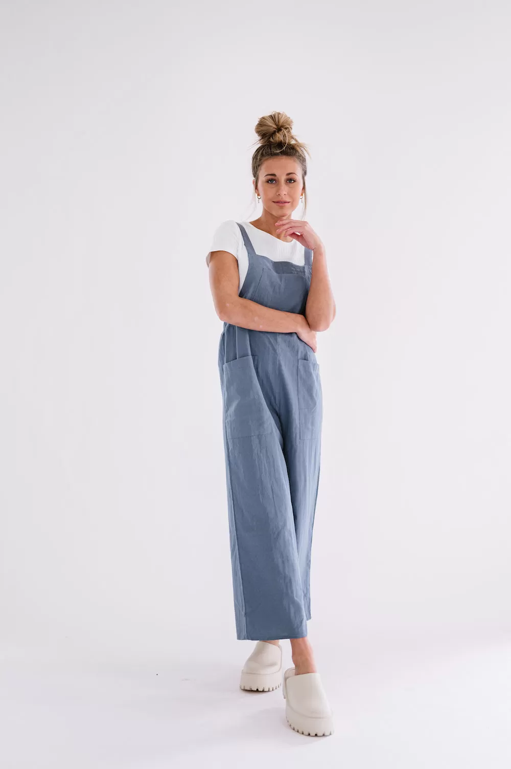 Cody Dusty Blue Jumpsuit