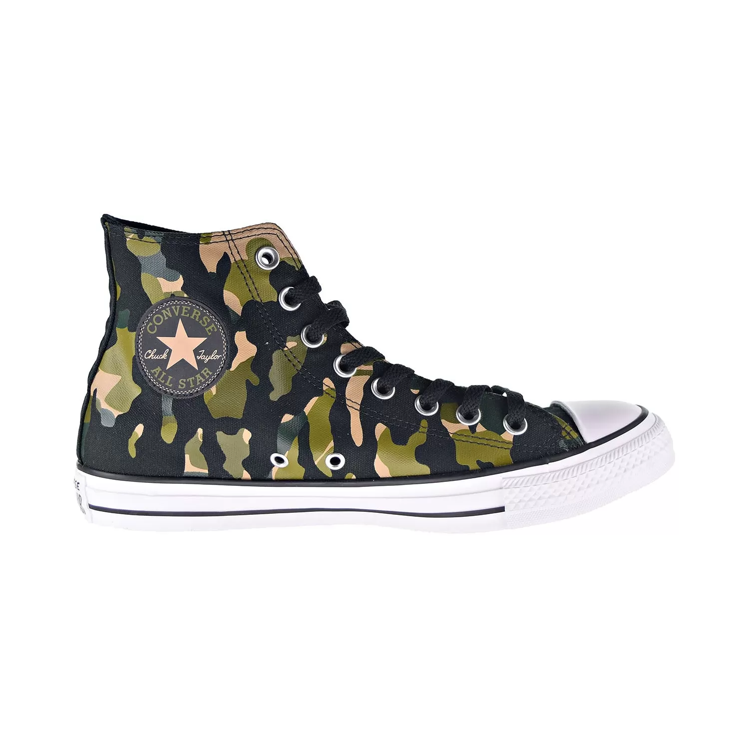 Converse Chuck Taylor All Star Hi Men's Shoes Black-Desert Khaki-Camouflage