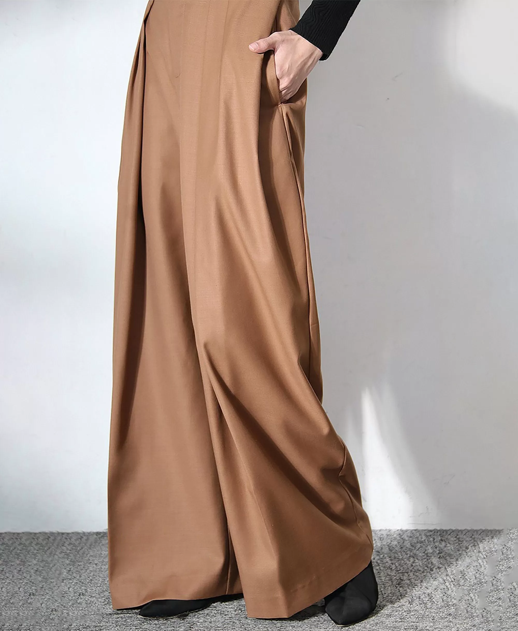 Cora Full Length Wide Leg Palazzo