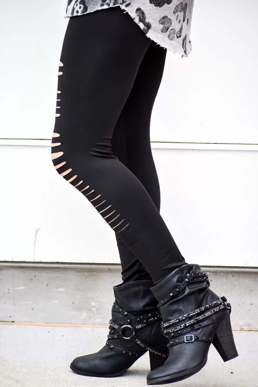 Crossroads Black Ripped Leggings