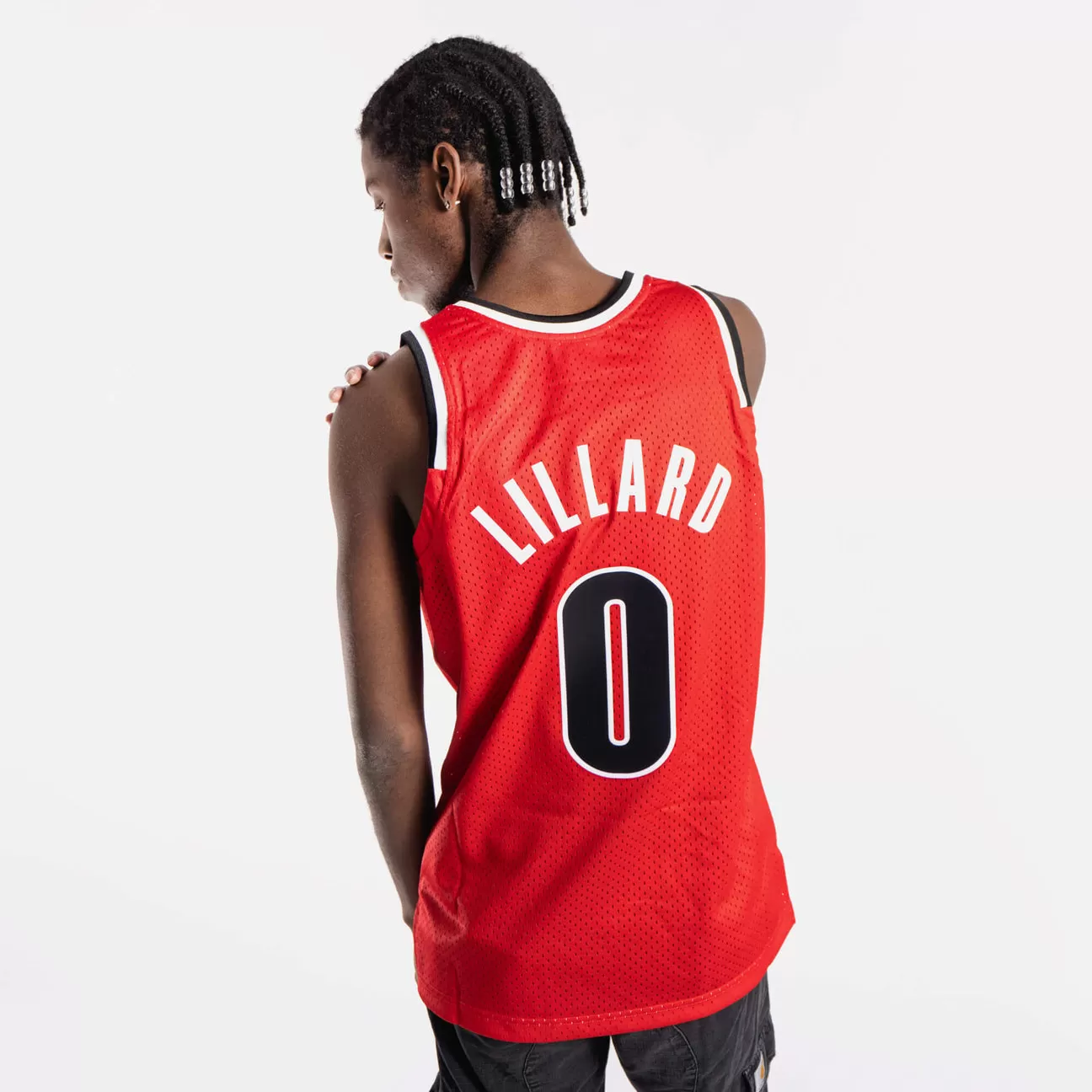 DAMIAN LILARD TRAIL BLAZERS HWC NBA SWINGMAN JERSEY SMJY3457PTB12DL