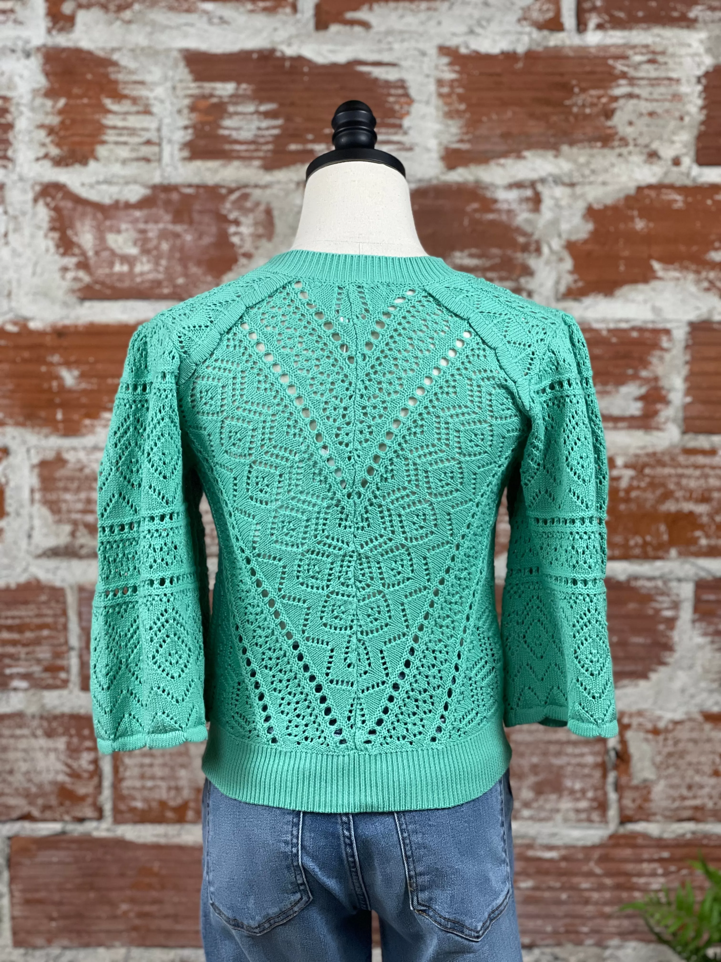 Dear John Bailey Sweater in Fresh Mint