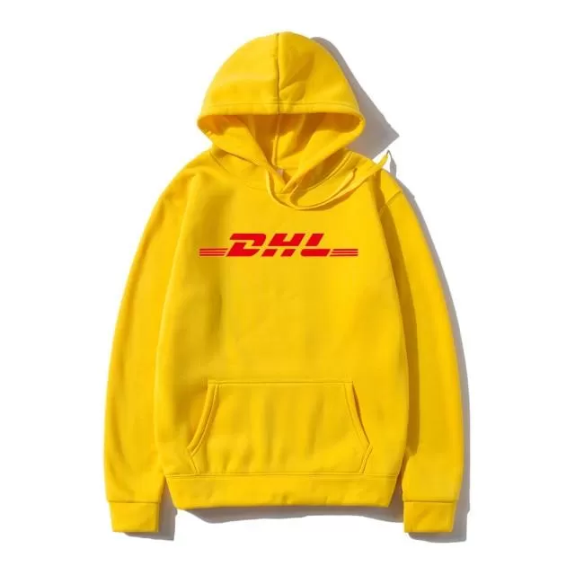 DHL Hoodie Jumper Sweatshirt Men Women Unisex Fashion Grunge 90s Casual Tops Long Sleeve DHL EXPRESS