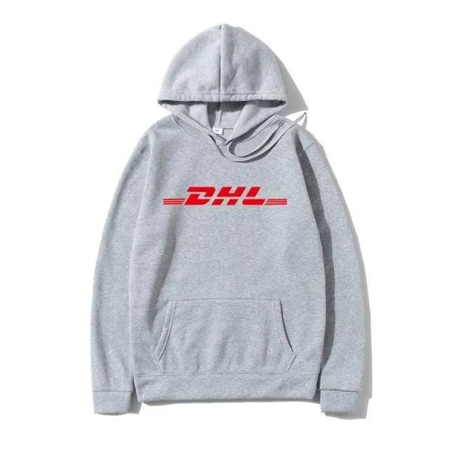 DHL Hoodie Jumper Sweatshirt Men Women Unisex Fashion Grunge 90s Casual Tops Long Sleeve DHL EXPRESS