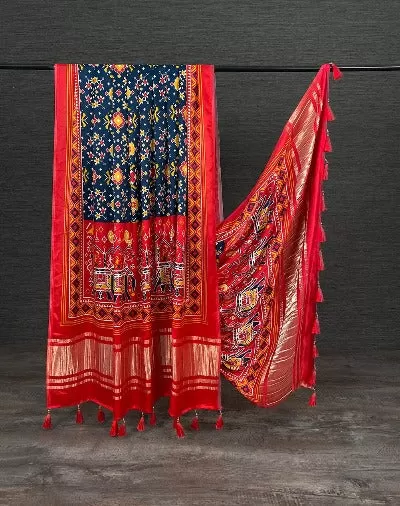 Digital Print Beautiful Gaji Silk Dupattas