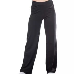 Dimensione Danza women's pantalazzo jersey trousers 22IDD70408 black