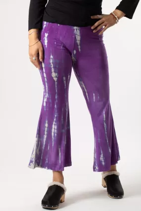 Drishti Cropped Tie Dye Flare Yoga Pants