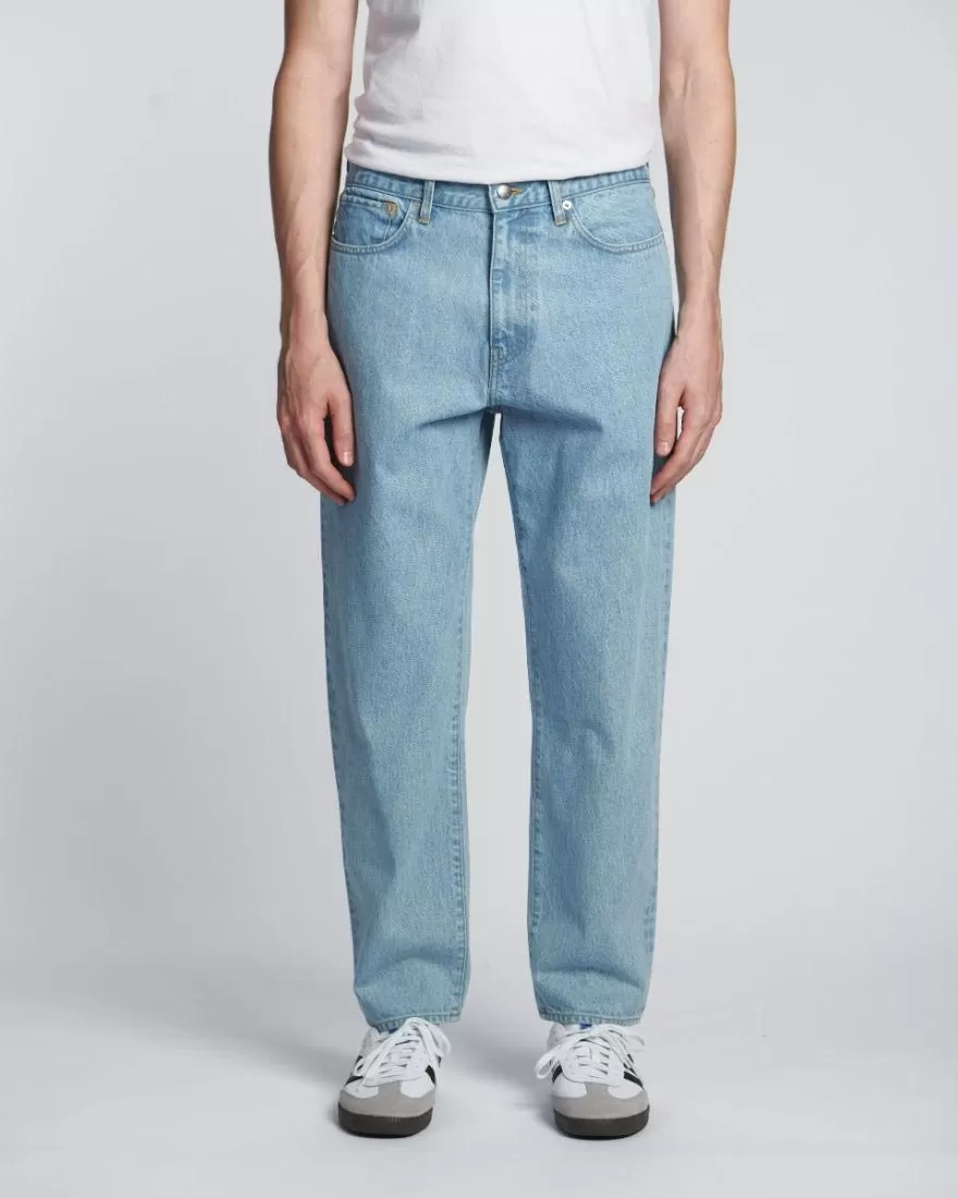 EDWIN Cosmos Pant in Blue Heavy Bleach Wash