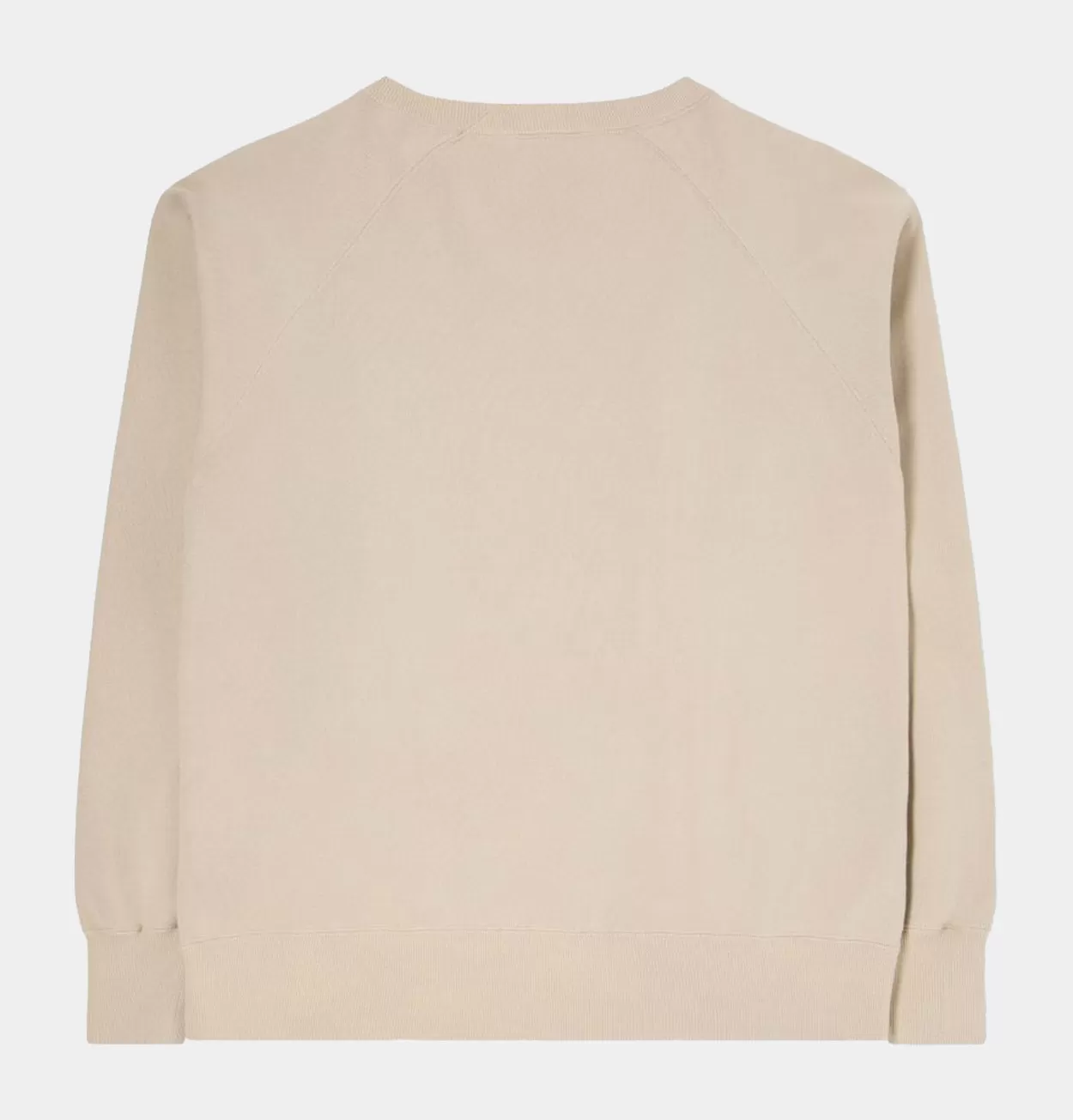 EDWIN Raglan-Sleeve Crewneck in Beige