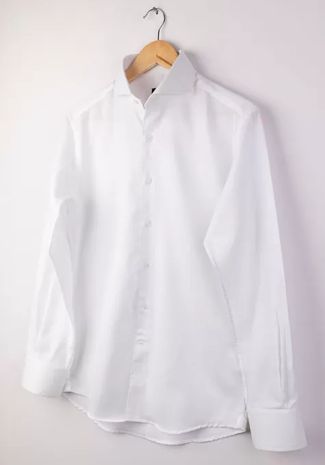 EGYPTIAN WHITE ROYAL OXFORD SHIRT