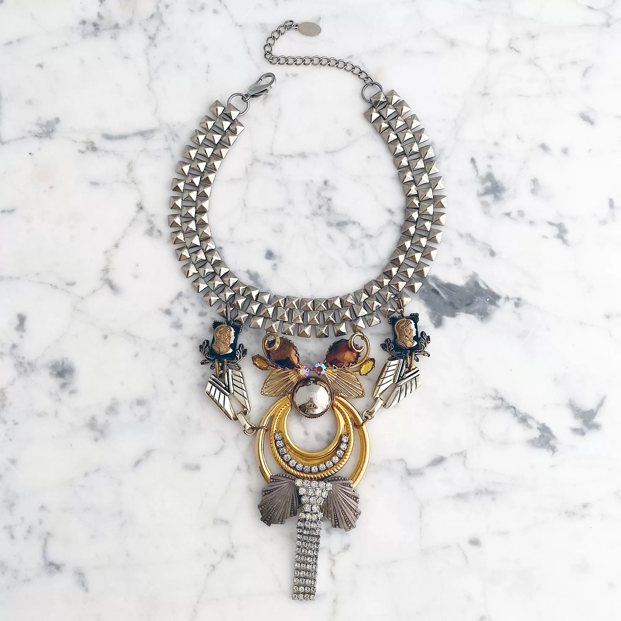 ELIANA statement bib necklace