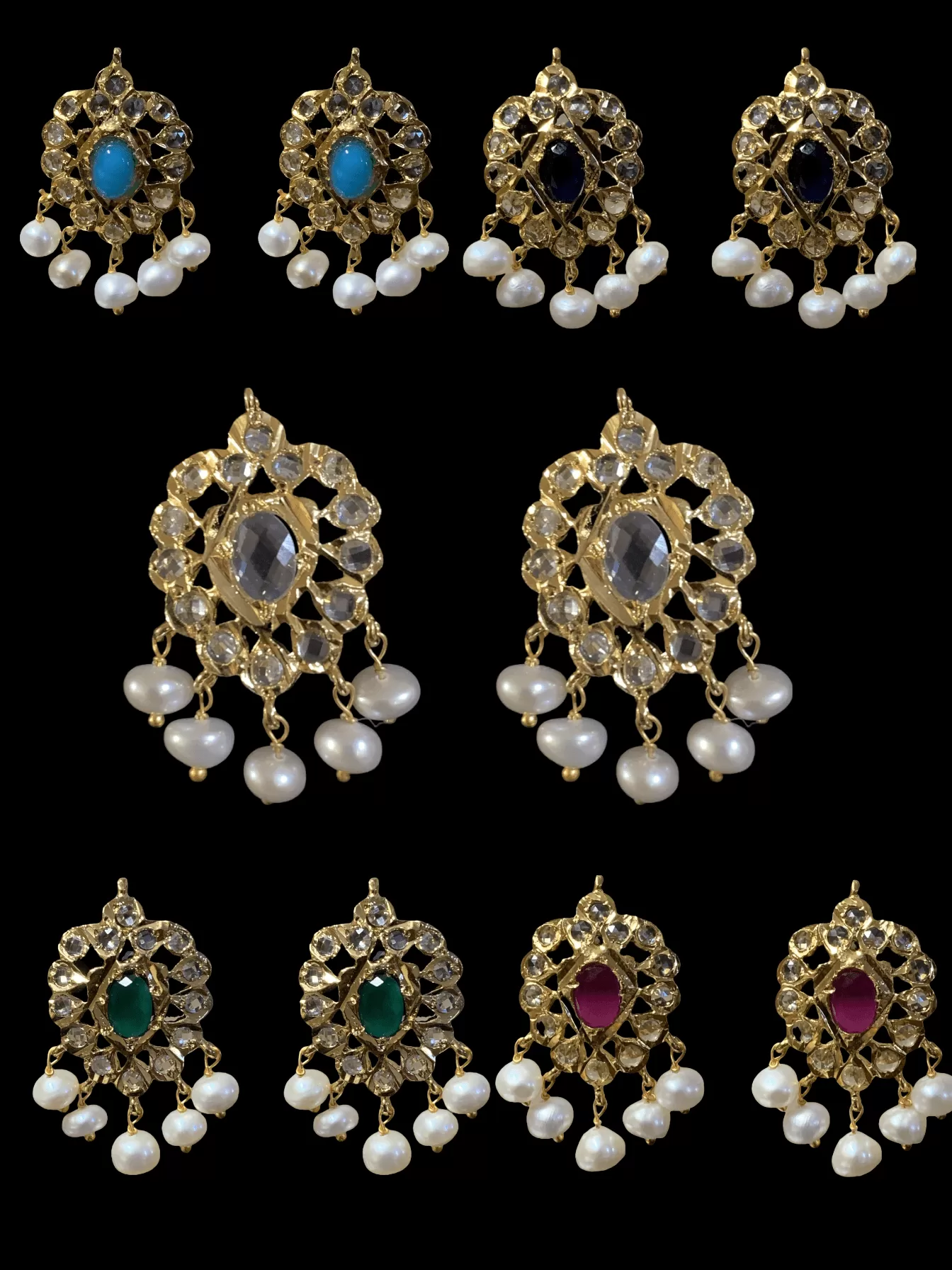 ET6 Faryal Pearl earrings  (READY TO SHIP )