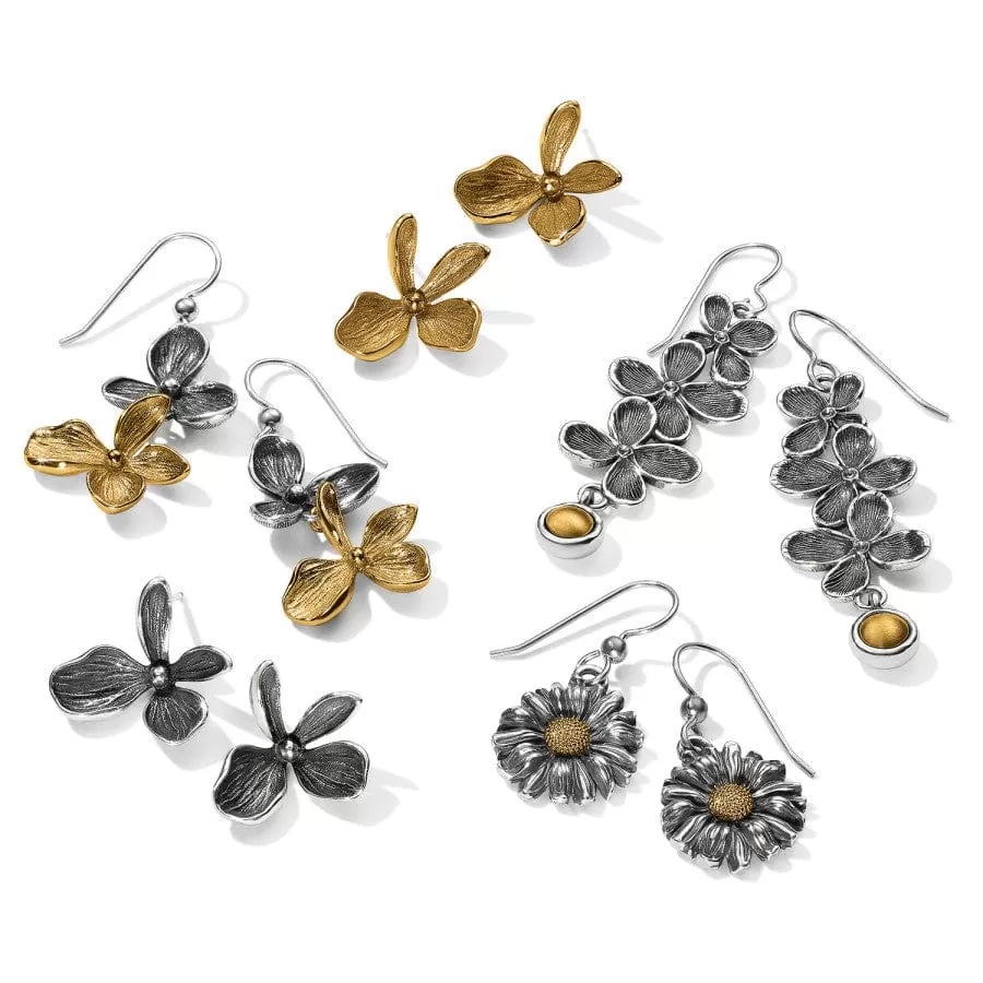 Everbloom Trio French Wire Earrings