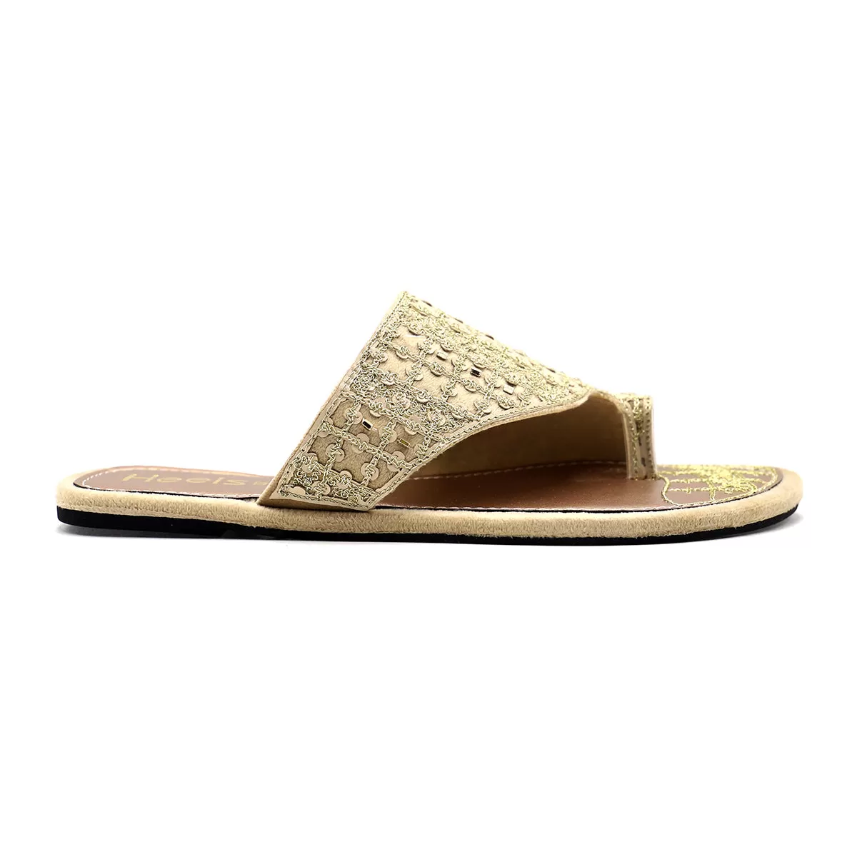 Fawn Ethnic Chappal 005674