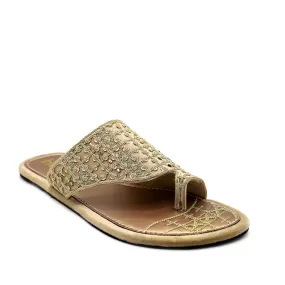 Fawn Ethnic Chappal 005674