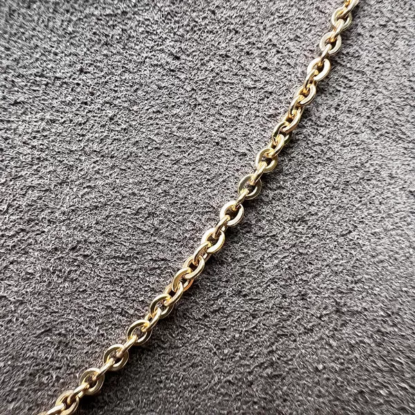 Flat Cable Gold Chain