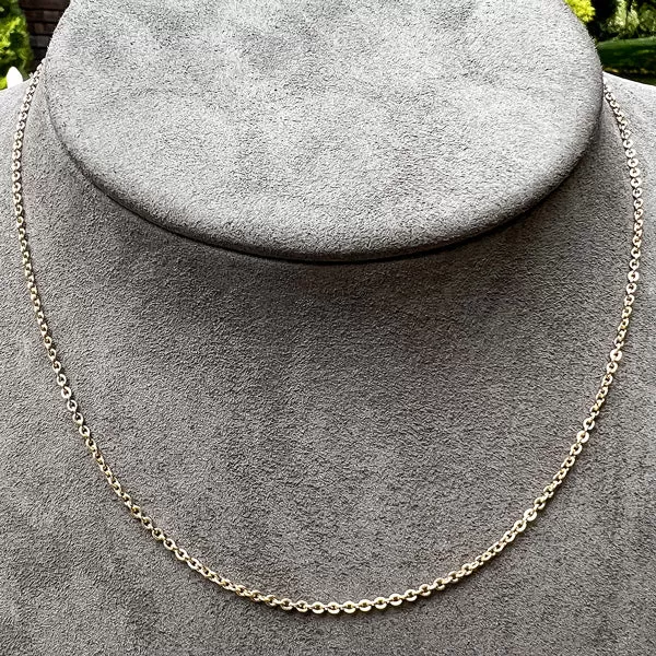 Flat Cable Gold Chain