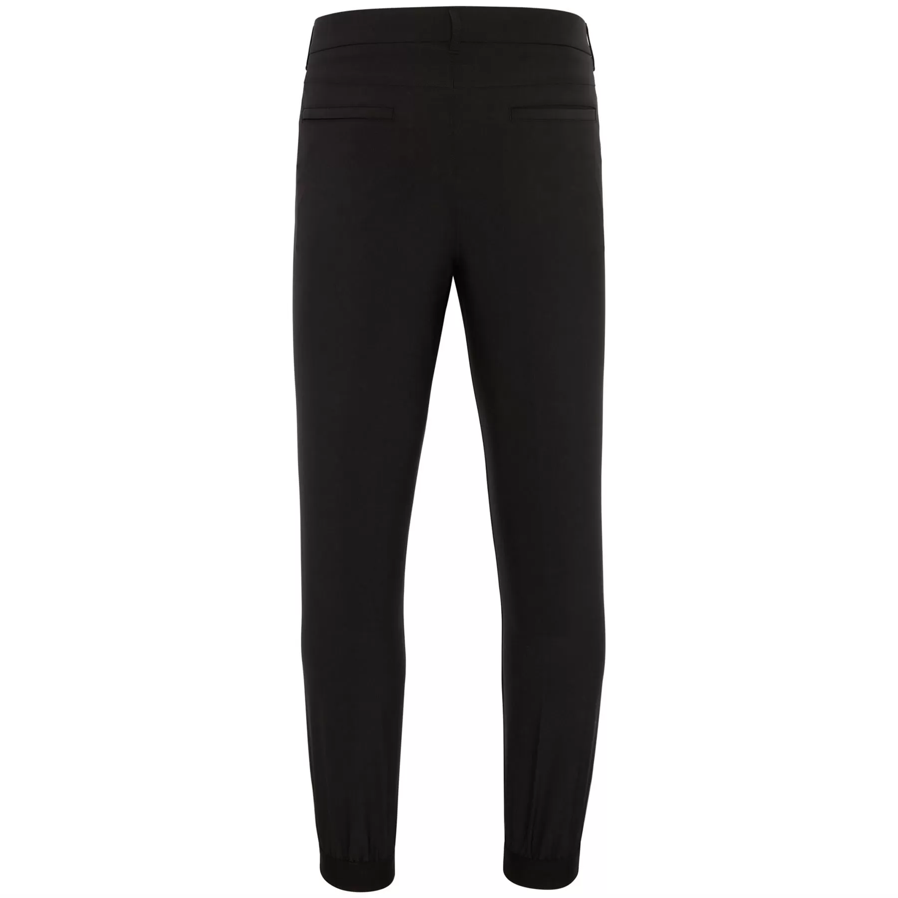 Flat Front Technical Jogger Trousers Caviar Black - SS24