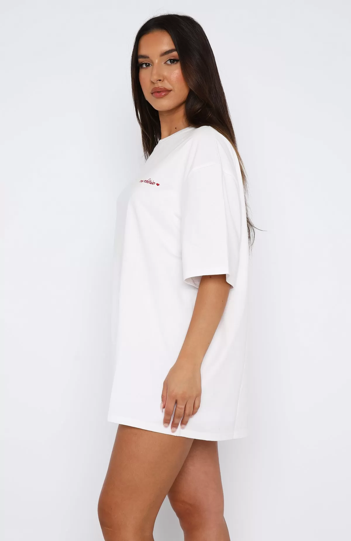 Florent Oversized Tee White