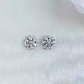 Flower Earrings Studs- Chelsea