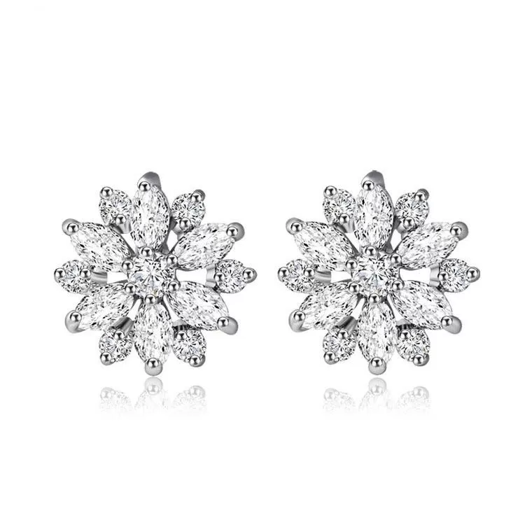 Flower Earrings Studs- Chelsea