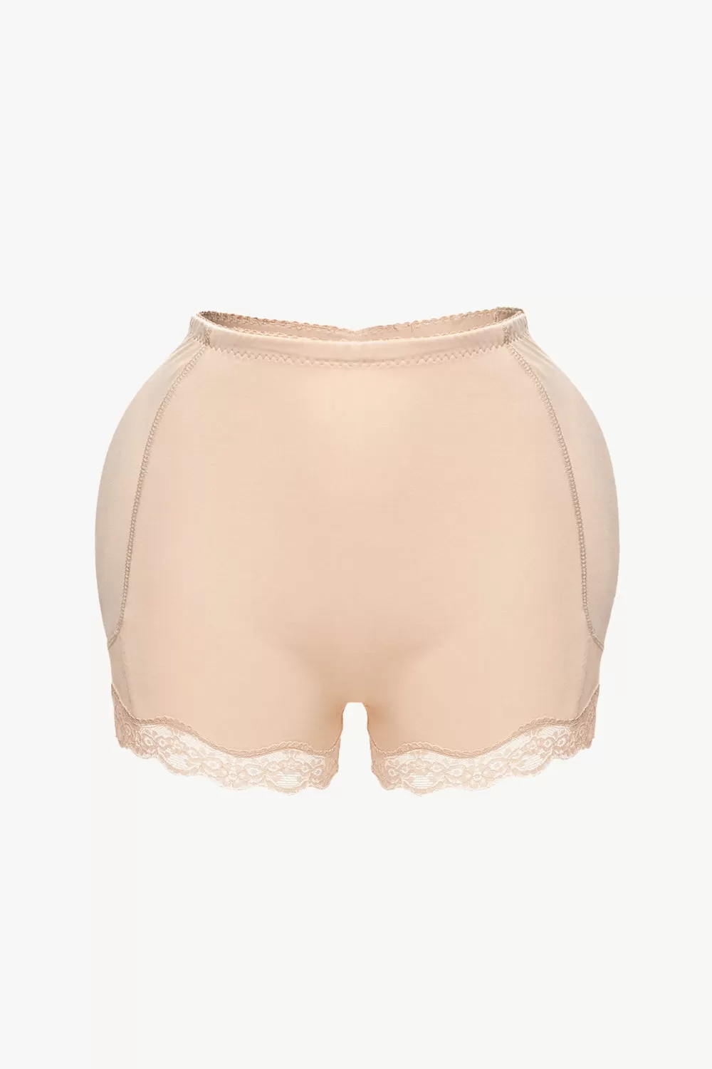 Full Size Lace Trim Shaping Shorts