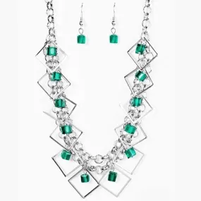 GEO Down in History Green Necklace