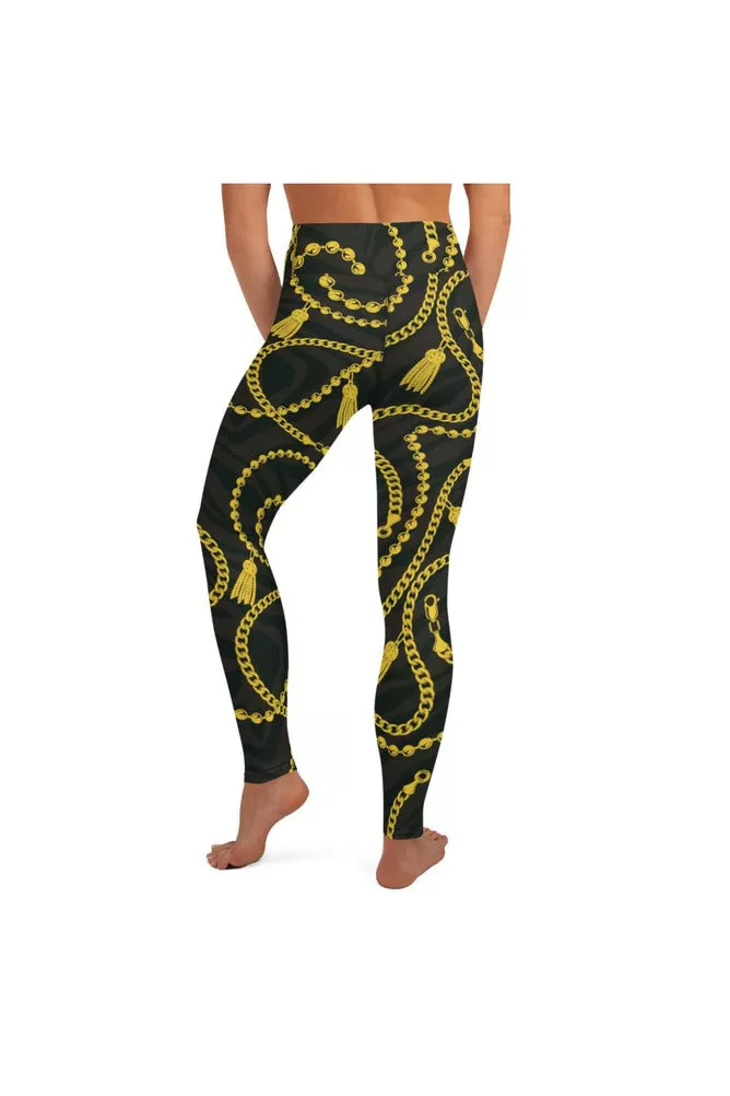 Gold Chain Yoga Leggings