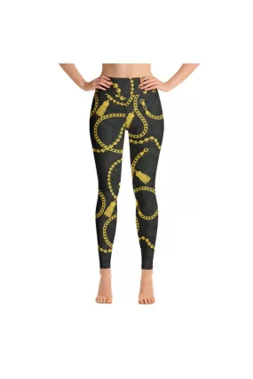 Gold Chain Yoga Leggings