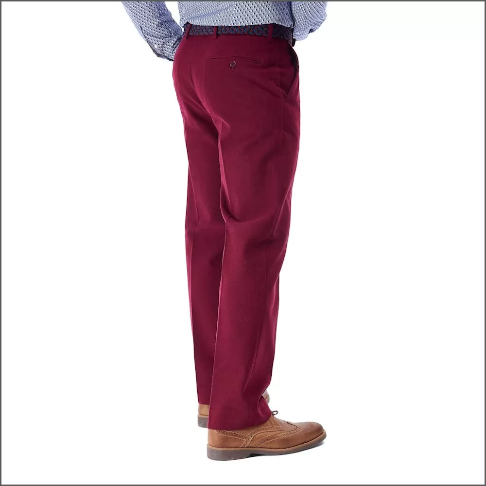 Gurteen Kinross Wine Luxury Soft Chino Trouser 