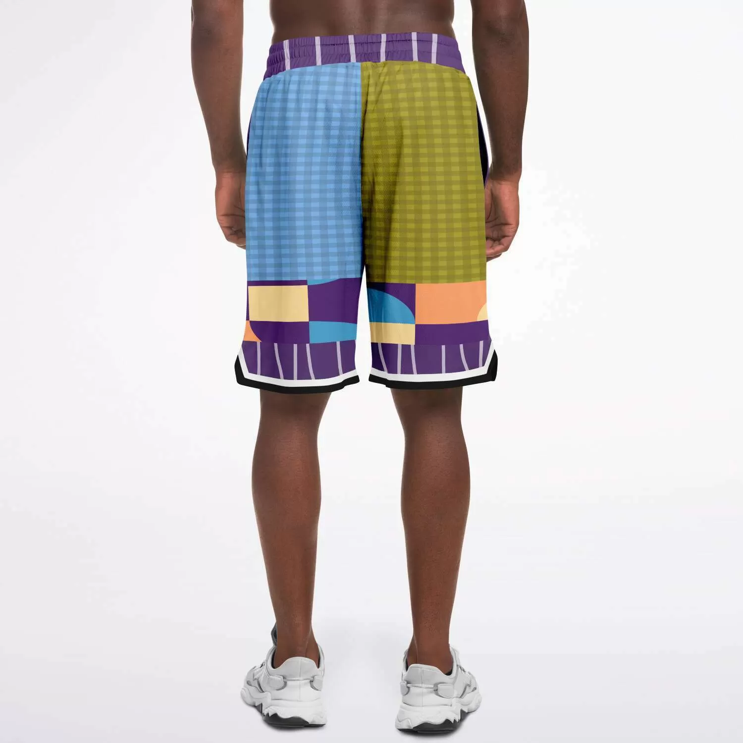 Hampton Plaid Unisex Basketball Shorts