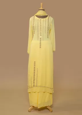 Hand Embroidered Georgette Summer Suit with Dupatta