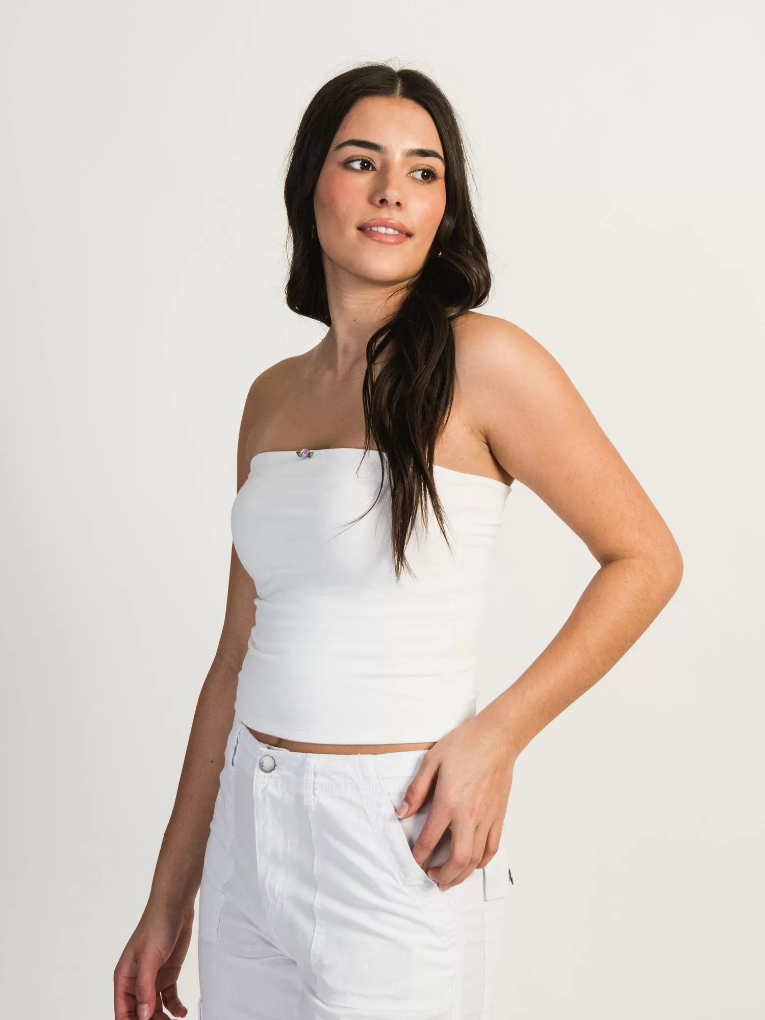 HARLOW BAILEY TUBE TOP - WHITE