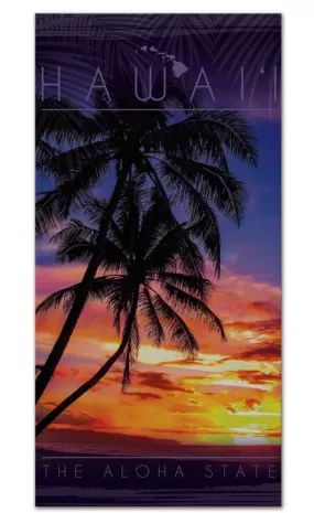 Hawaii Sunset Beach Towel