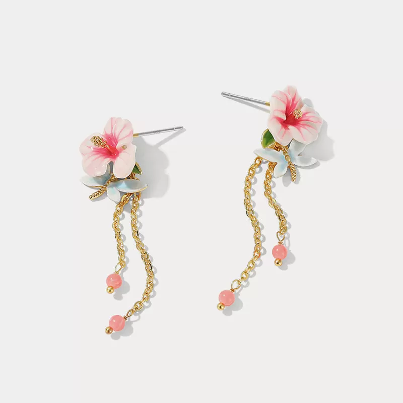 Hibiscus Earrings