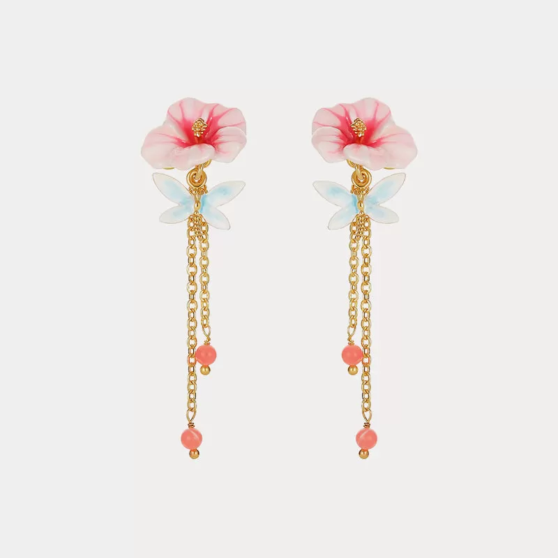 Hibiscus Earrings