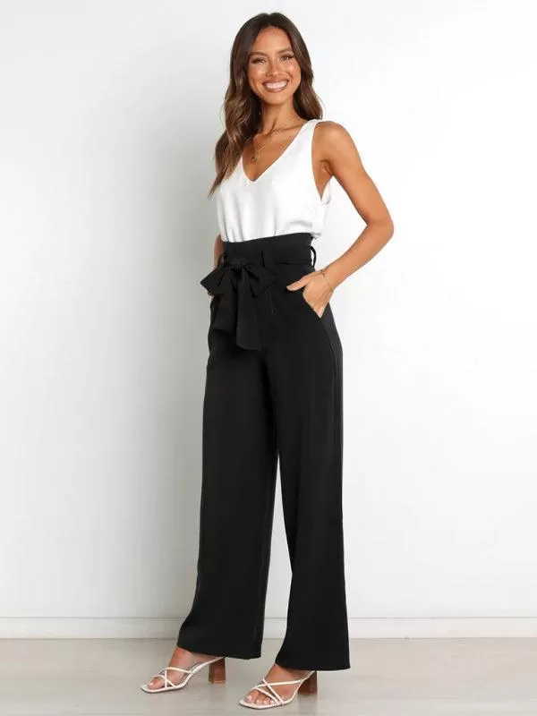 High Waist Wide Leg Women Pants