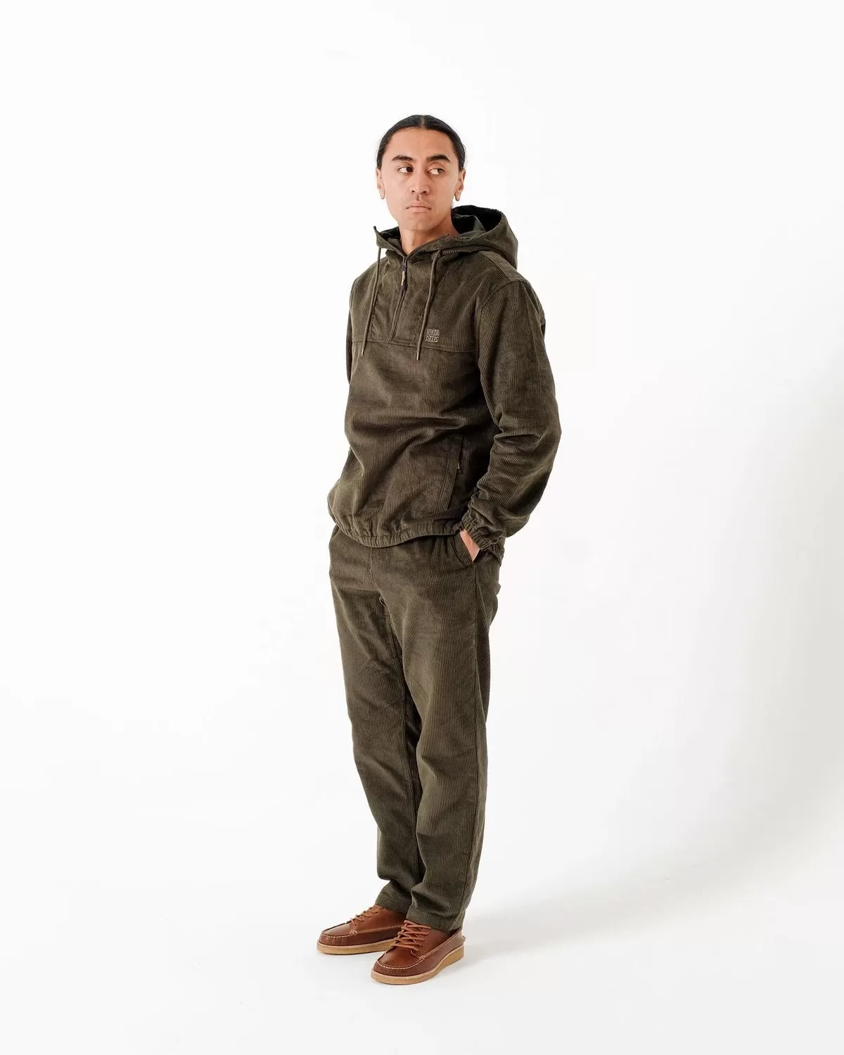 HIKERDELIC Conway Corduroy Smock Green