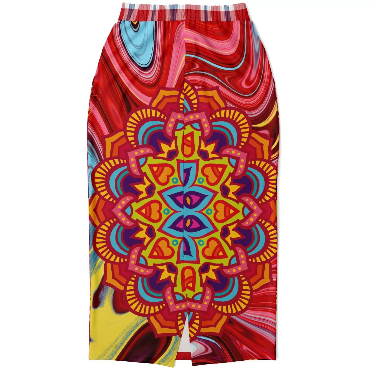 Hippy-Dippy Mandala Long Pocket Skirt