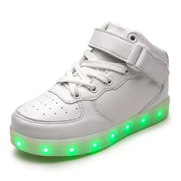 Infants Flash Wear White Hi-Tops