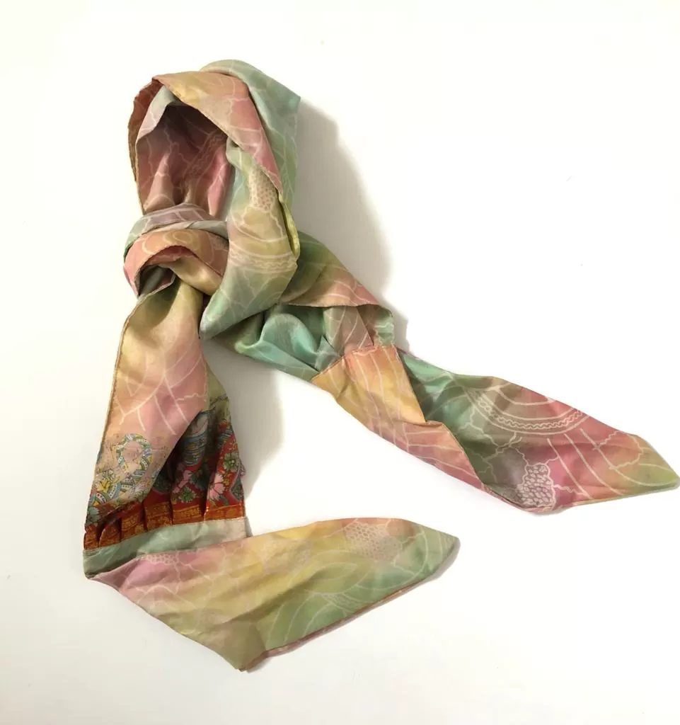 Ira Upcycled Silk Hair Wrap