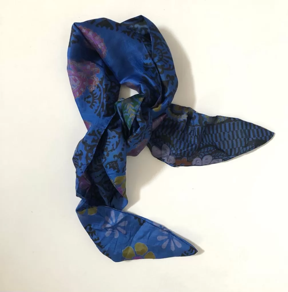 Ira Upcycled Silk Hair Wrap