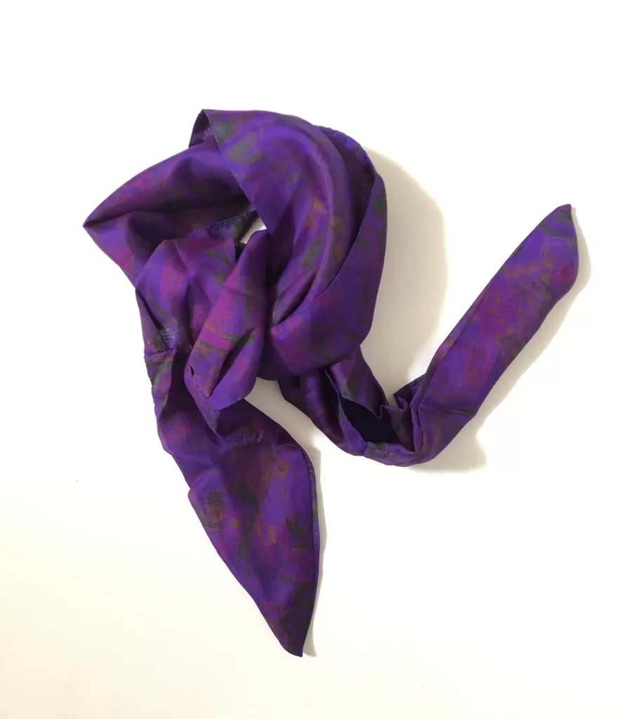 Ira Upcycled Silk Hair Wrap