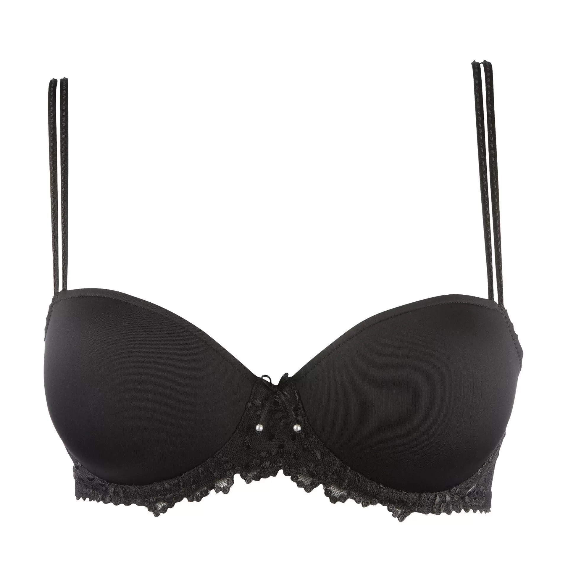 JANE Balconette T shirt Bra | Black