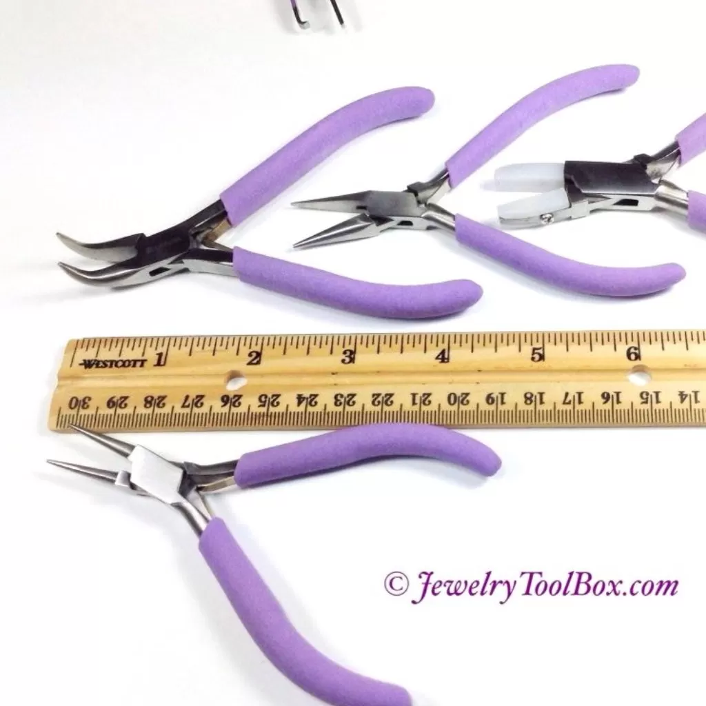 Jewelry Tool Kit with Clutch, Orchid Jewelry Making Pliers Set, Beader's Tool Set, Portable Jewelry Pliers Set, xx 22