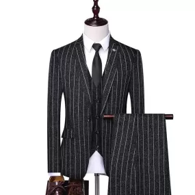 Jojo Style Pinstripes Business Suit