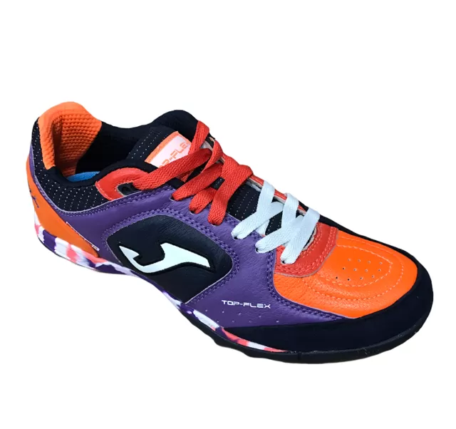 Joma Top Flex 619 TF TOPS.619.PT purple black orange soccer shoe